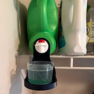 Laundry detergent cup holder