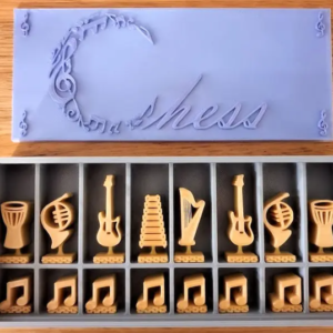 Music Chess Set and Box