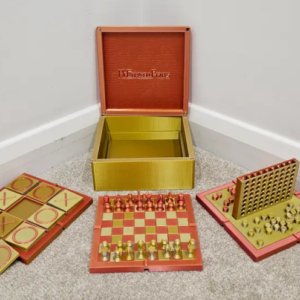 3 in 1 Game Box : Chess,Tic Tac Toe and Connect 4- With Box