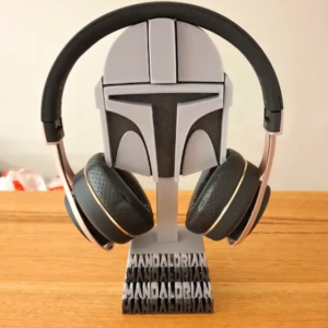 Mandalorian Helmet Headphone Stand