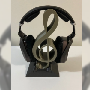 Treble Clef headphone Stand