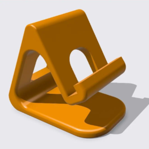Simple cell phone holder