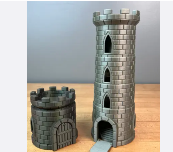 Collapsing Dice Tower